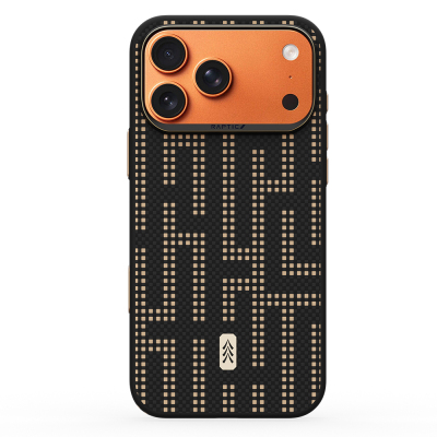 Apple iPhone 17 Pro Case M-safe Charging Enabled Raptic Aramid Dual Grid Series Cover Black