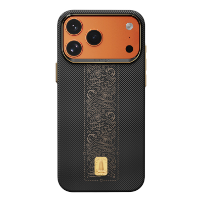 Apple iPhone 17 Pro Case M-safe Charging Enabled Raptic Aramid Skin Rise Series Cover Black