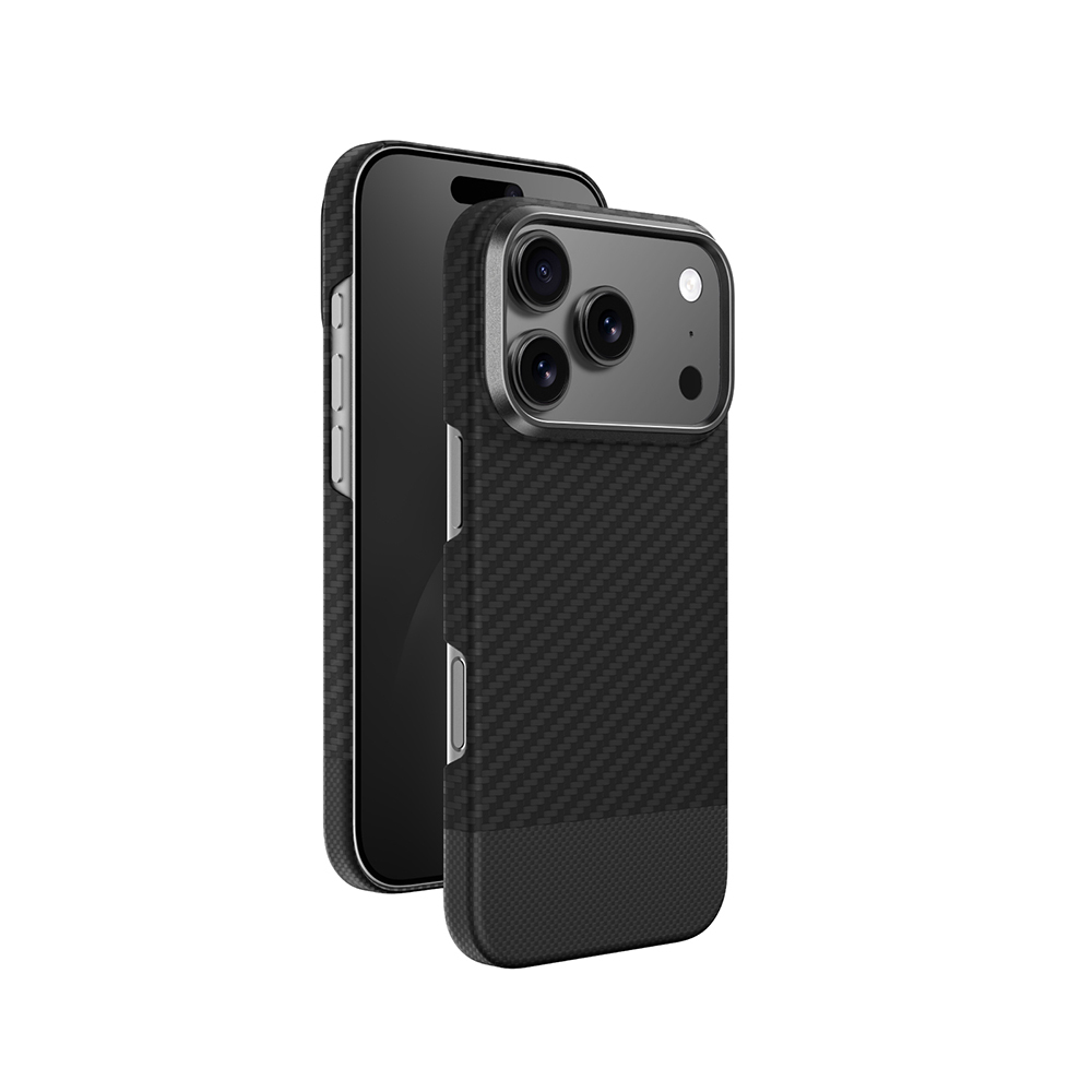 Apple iPhone 17 Pro Case M-safe Charging Feature 1500D Aramid Fiber Amazingthing Titan Max Series Cover - 1
