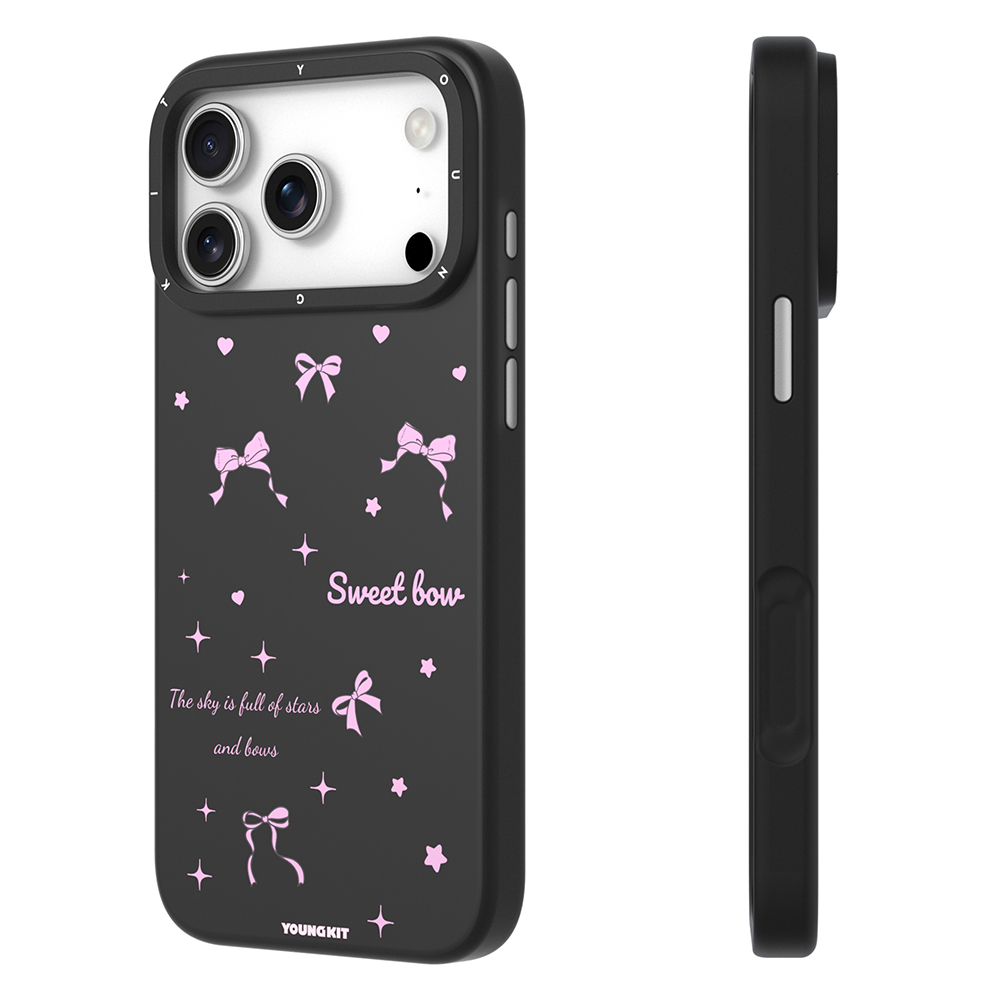 Apple iPhone 17 Pro Case M-Safe Charging Feature Airbag Dual Layer Youngkit Sweathart Series Cover - 10