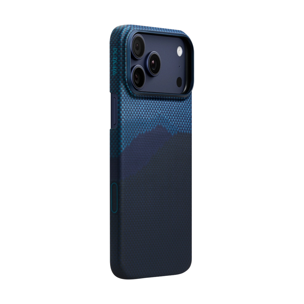 Apple iPhone 17 Pro Case M-safe Charging Feature Aramid Fiber Pitaka Tactile Woven Starpeak Series Over The Horizon Cover - 3