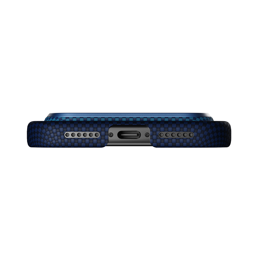 Apple iPhone 17 Pro Case M-safe Charging Feature Aramid Fiber Pitaka Tactile Woven Starpeak Series Over The Horizon Cover - 10