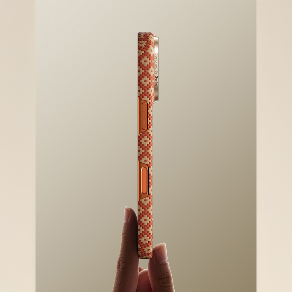 Apple iPhone 17 Pro Case M-safe Charging Feature Benks ArmorAir ArmorGrid Series Kevlar Cover - 33