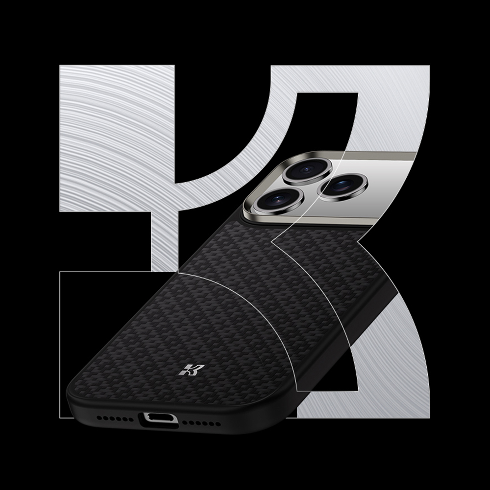 Apple iPhone 17 Pro Case M-Safe Charging Feature Benks ArmorPro ArmorGrid Series Kevlar Cover - 12