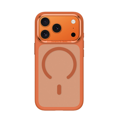 Apple iPhone 17 Pro Case M-Safe Charging Feature Benks Mist C-Magnet Cover Orange