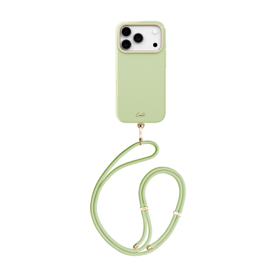 Apple iPhone 17 Pro Case M-safe Charging Feature Coehl Mirelle Strap Cover Green
