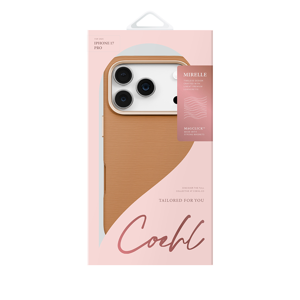 Apple iPhone 17 Pro Case M-safe Charging Feature Coehl Mirelle Strap Cover - 15