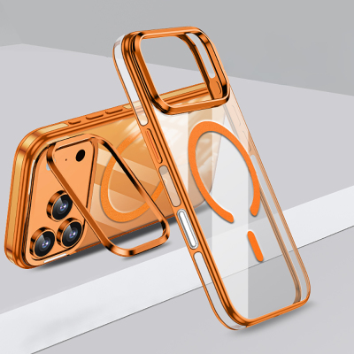 Apple iPhone 17 Pro Case M-safe Charging Feature Legendary Cover Wlons Stand Orange