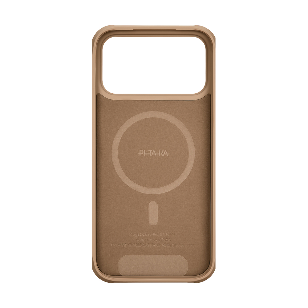 Apple iPhone 17 Pro Case M-safe Charging Feature Pitaka Tactile Woven Sunset-Moonrise Aramid Pro Guard Series Cover - 8