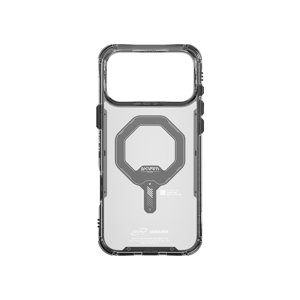 Apple iPhone 17 Pro Case M-safe Charging Feature Transparent Airbag Design Skinarma Saido Mag-Charge Cover - 7