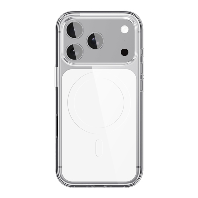 Apple iPhone 17 Pro Case M-safe Charging Feature Transparent Design Wlons Apple Cover White