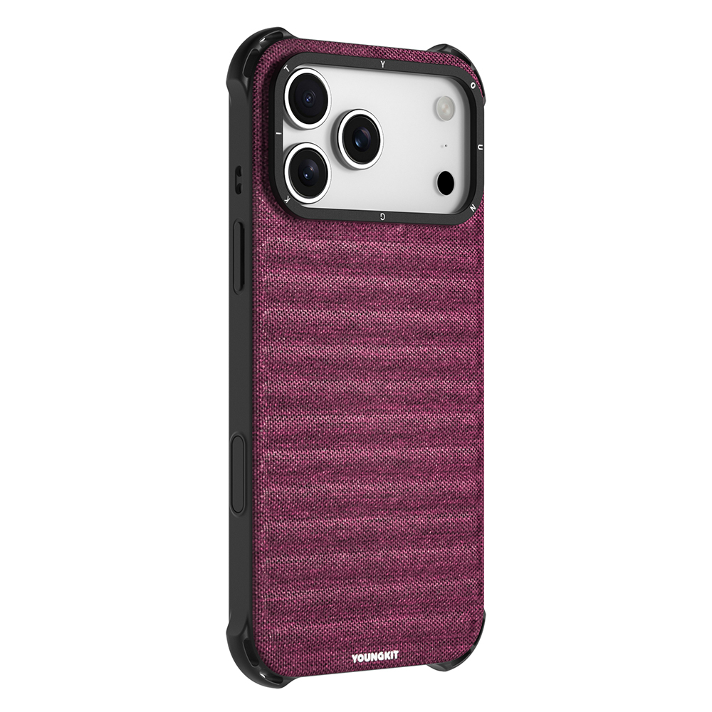 Apple iPhone 17 Pro Case M-safe Charging Feature Youngkit Canvas Series Cover - 6