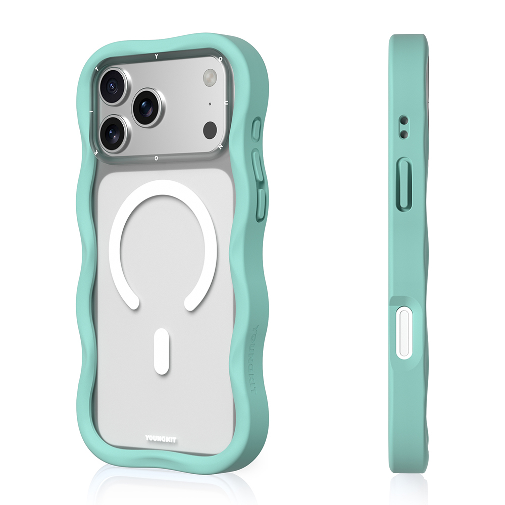 Apple iPhone 17 Pro Case M-safe Charging Feature Youngkit Wave Matte Series Cover - 9