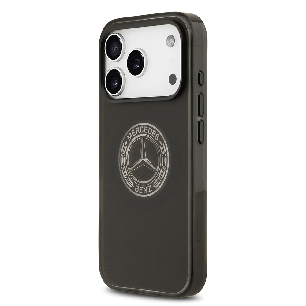 Apple iPhone 17 Pro Case Mercedes Benz Original Licensed M-Safe Charging Feature Frosted PC Nostalgic Star Design Cover - 4