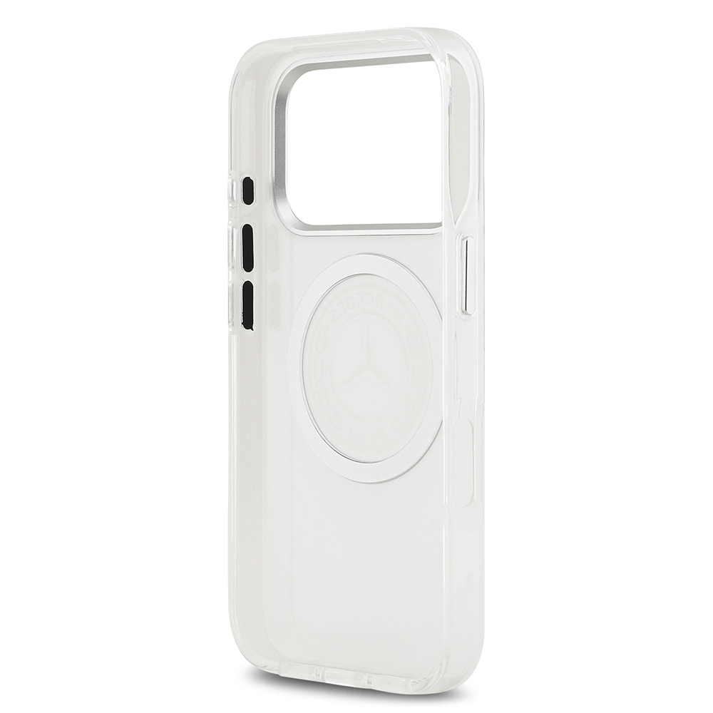 Apple iPhone 17 Pro Case Mercedes Benz Original Licensed M-Safe Charging Feature Frosted PC Nostalgic Star Design Cover - 15