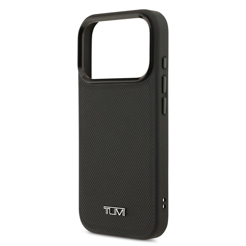 Apple iPhone 17 Pro Case TUMI M-safe Charging Feature Leather Dotted Design Cover - 7