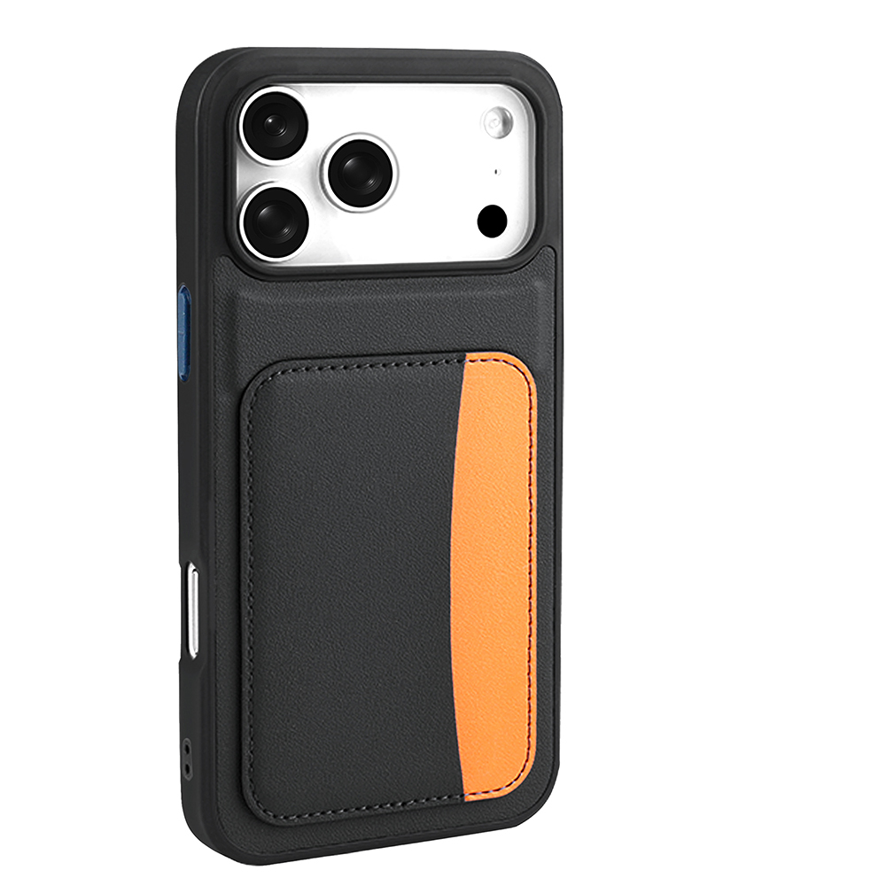 Apple iPhone 17 Pro Case with Card Holder Zore X-Card Silicone Cover - 4