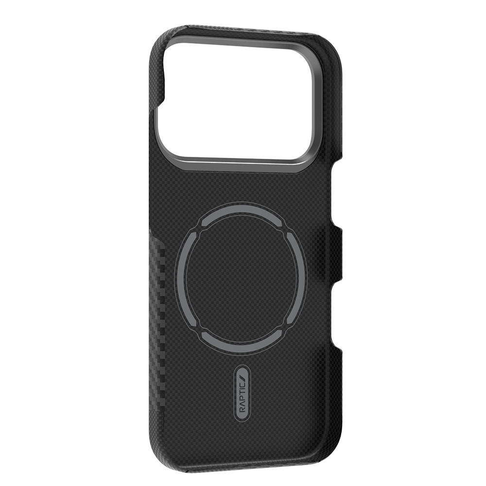 Apple iPhone 17 Pro Case with M-safe Charging Feature, 600D Metal Camera Frame, Raptic Aramid Fiber Geotik Series Cover - 4