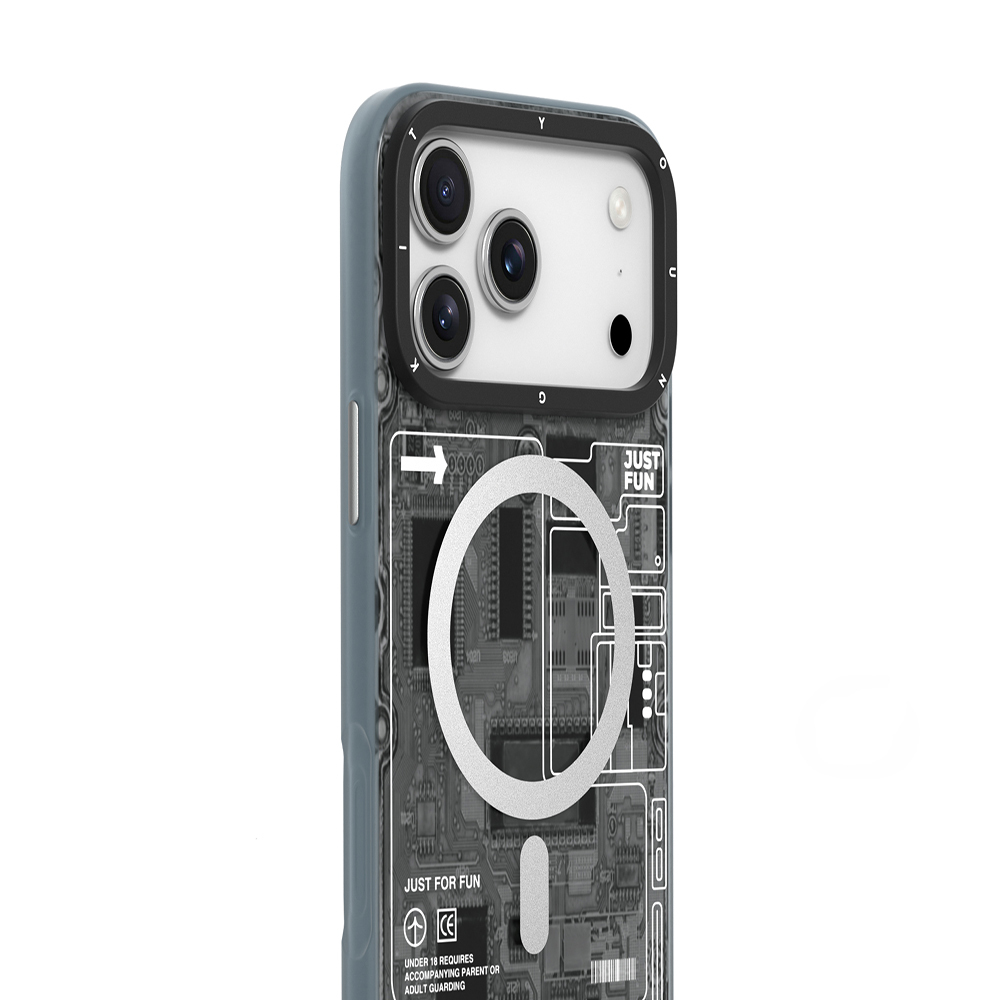 Apple iPhone 17 Pro Case with M-safe Charging Feature and Camera Control Button, Youngkit Technology Series Cover - 8