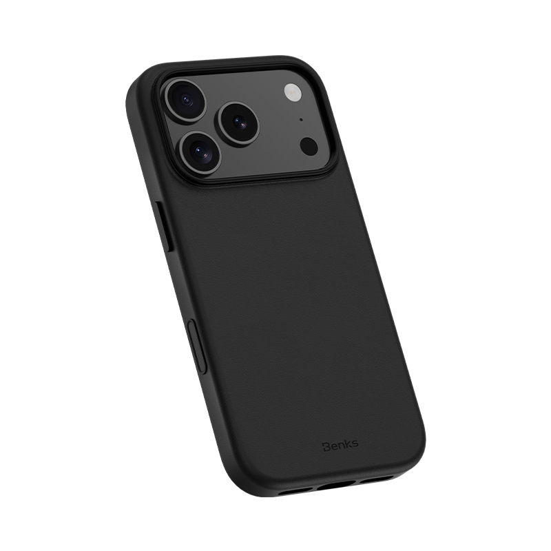 Apple iPhone 17 Pro Case with M-Safe Charging Feature Scratch Resistant Benks VitaPro Series PU Leather Cover - 4