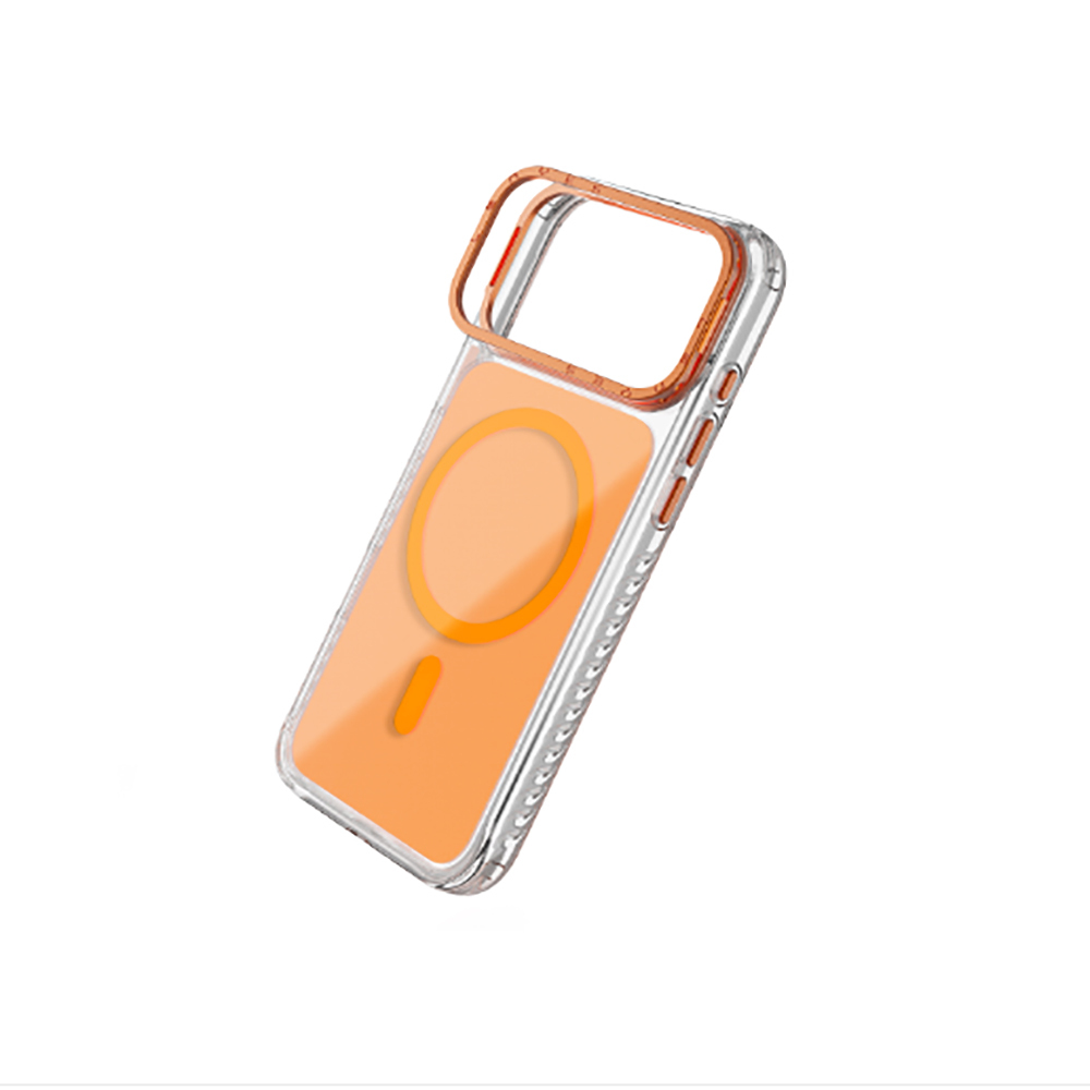 Apple iPhone 17 Pro Case with M-safe Charging, Metal Camera Frame, Airbag Design, Lenyes CK221 Hard PC Cover - 3