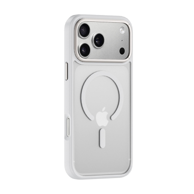 Apple iPhone 17 Pro Case Wiwu FGG-012 ArmorPro Series M-safe Charging Enabled Fingerprint Resistant Case White
