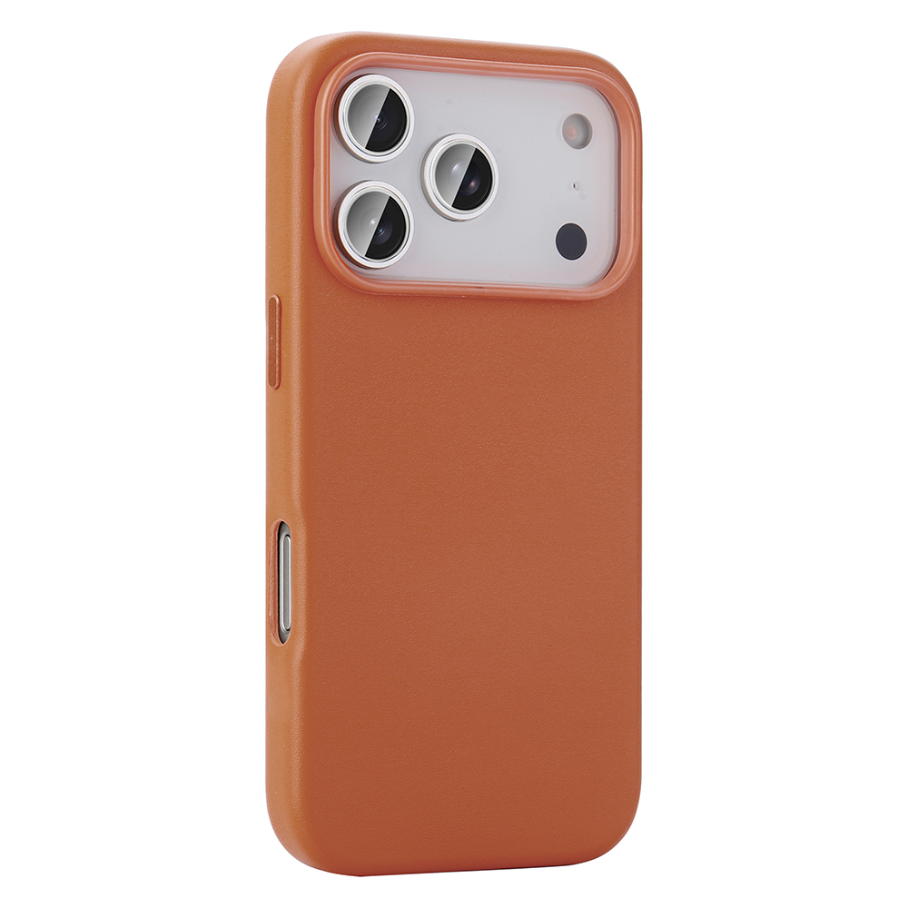 Apple iPhone 17 Pro Case Zore Cupra M-safe Charging Featured PU Leather Look Cover - 13