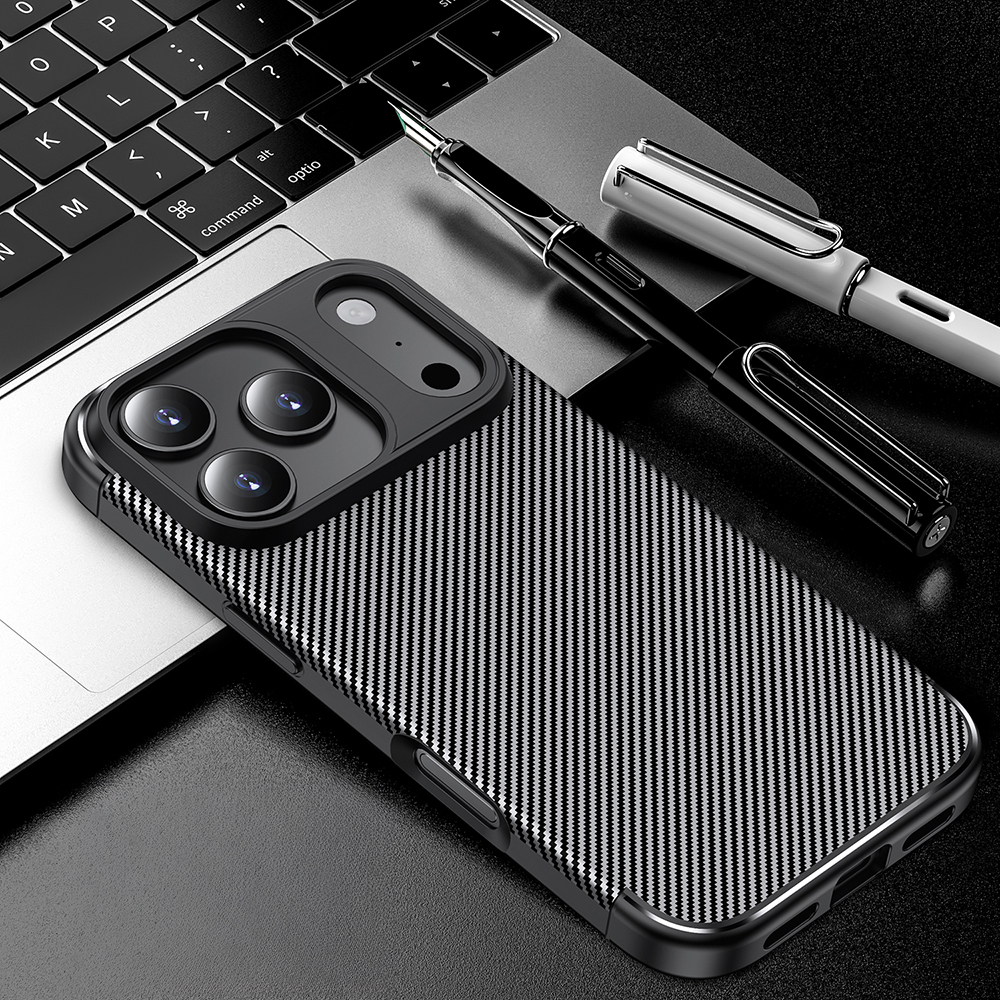 Apple iPhone 17 Pro Case Zore Negro Silicone Cover - 6