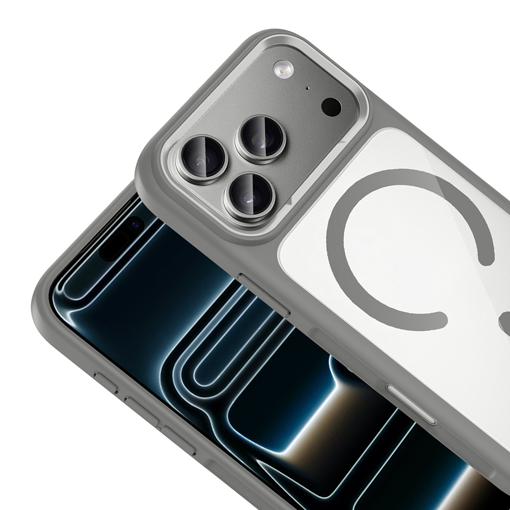 Apple iPhone 17 Pro Case Zore Tiko Cover with Metal Camera Frame and M-Safe Charging Function - 12