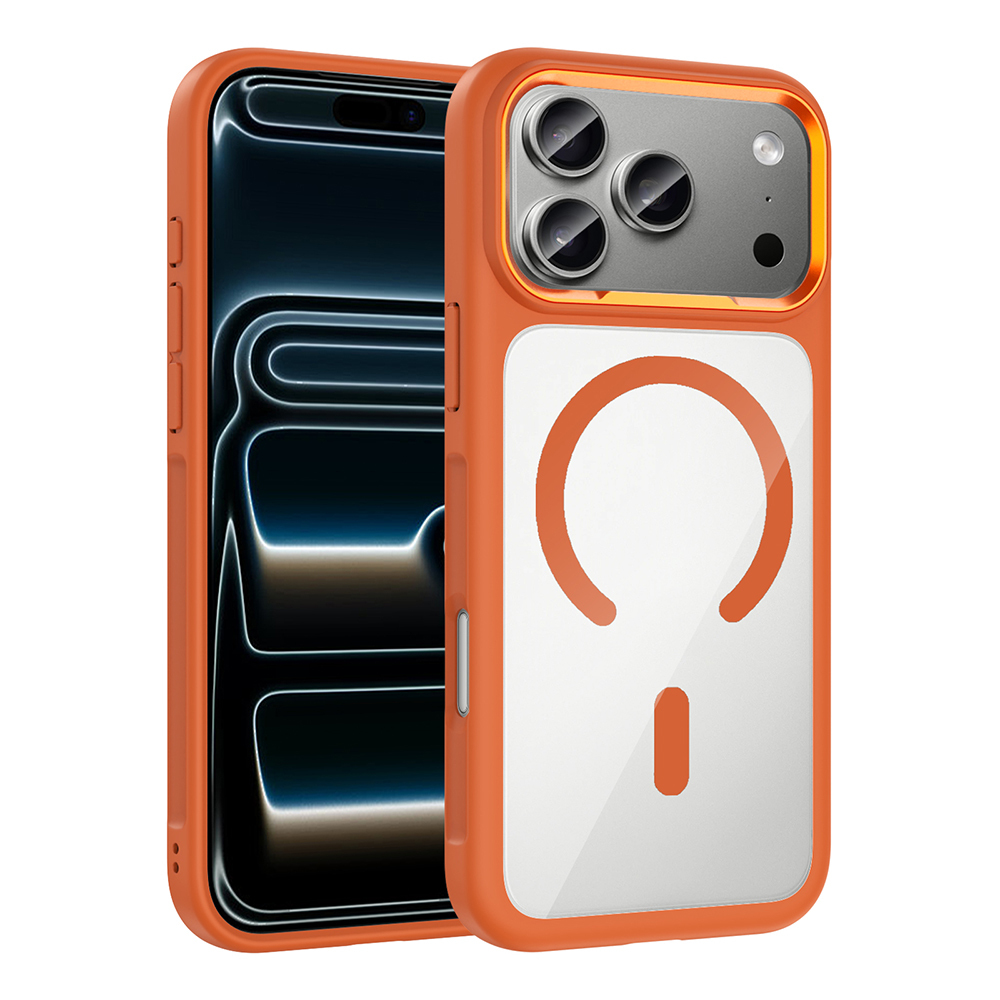Apple iPhone 17 Pro Case Zore Tiko Cover with Metal Camera Frame and M-Safe Charging Function - 1