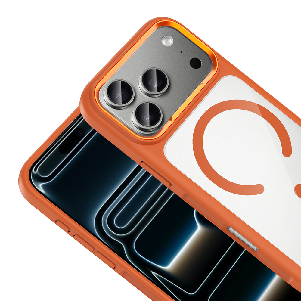 Apple iPhone 17 Pro Case Zore Tiko Cover with Metal Camera Frame and M-Safe Charging Function - 13