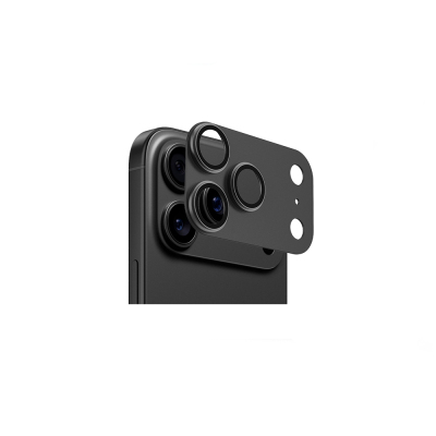 Apple iPhone 17 Pro Go Des FC007 Titanium Series Anti-Reflective Camera Lens Protector Black