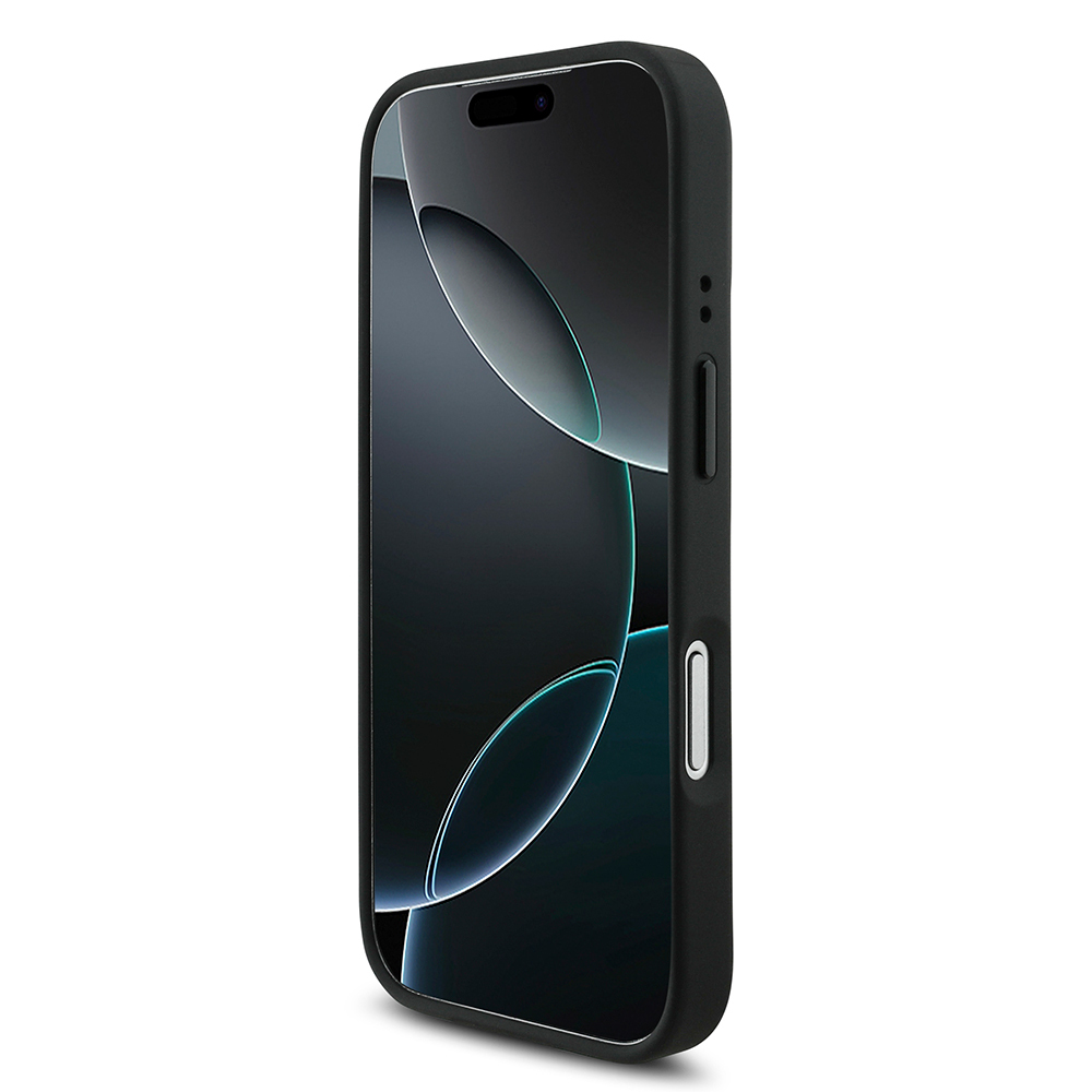 Apple iPhone 17 Pro Kılıf BMW Orjinal Lisanslı M-safe Şarj Özellikli M Logolu Üç Şeritli Delikli Deri Kapak - 13