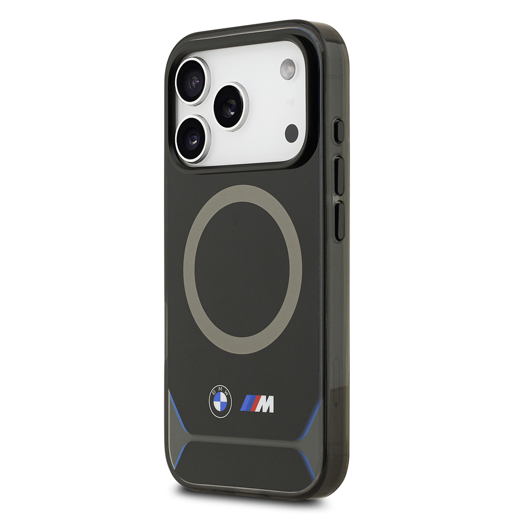 Apple iPhone 17 Pro Kılıf BMW Orjinal Lisanslı M-safe Şarj Özellikli Metal Buton Tasarımlı IML Baskılı M Dizayn Kapak - 3