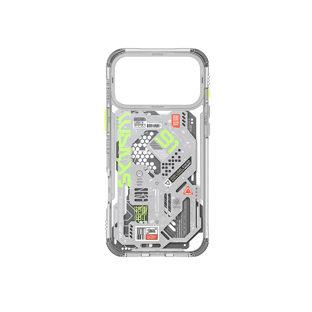 Apple iPhone 17 Pro Kılıf Desenli Airbag Tasarımlı Skinarma Spectra Kapak - 9