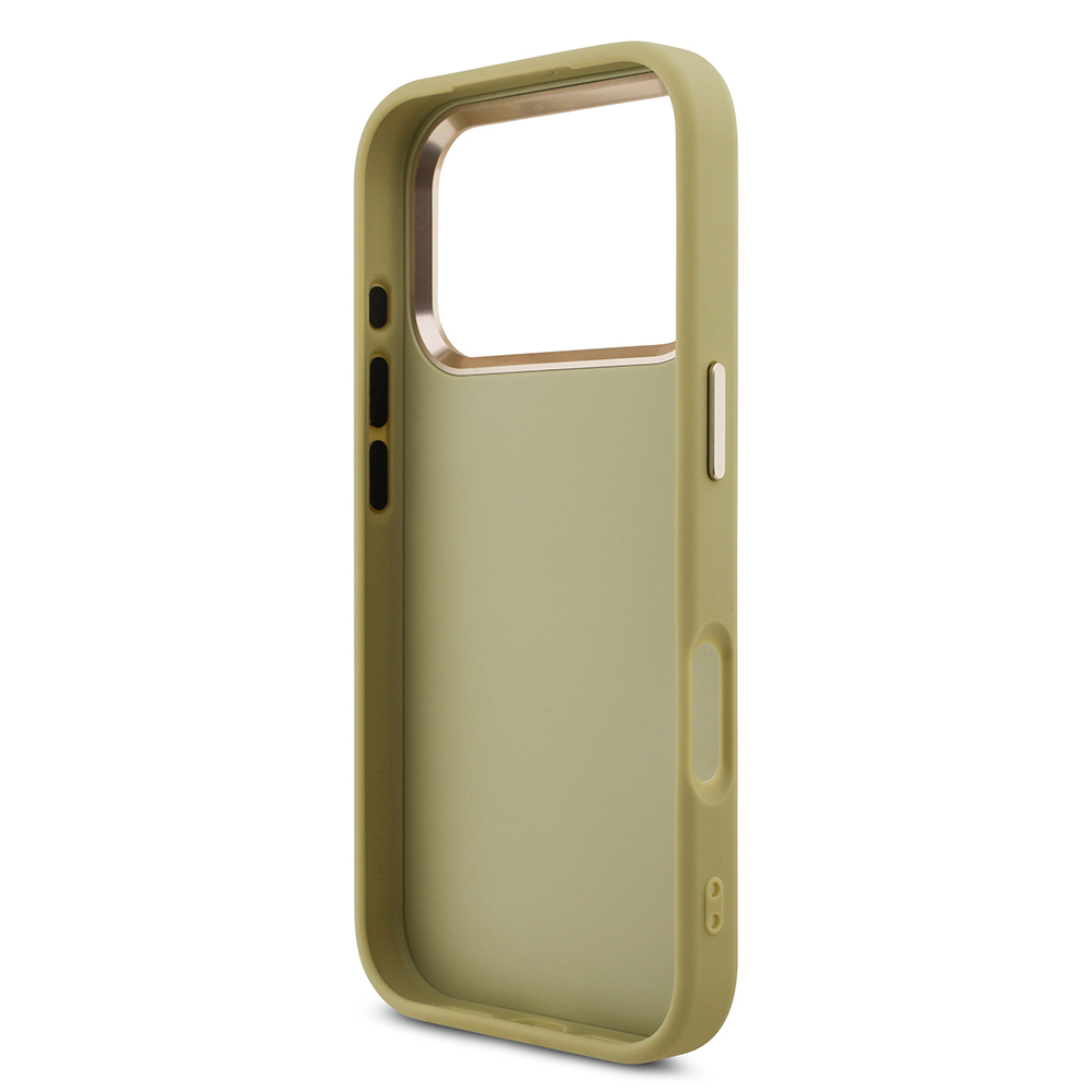 Apple iPhone 17 Pro Kılıf Guess Orjinal Lisanslı 4G Büyük Metal Kamera Çerçeveli ve Logolu Glitter Kapak - 11