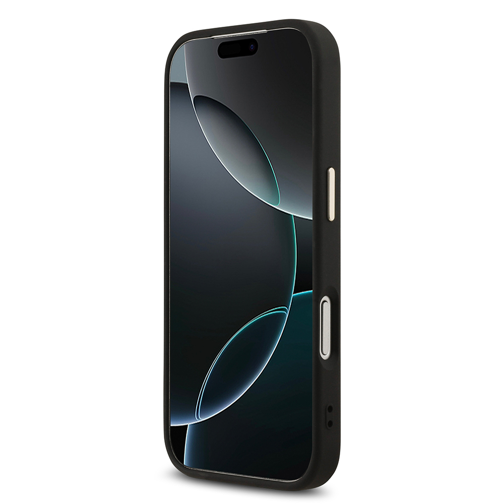 Apple iPhone 17 Pro Kılıf Guess Orjinal Lisanslı 4G Büyük Metal Kamera Çerçeveli ve Logolu Glitter Kapak - 16