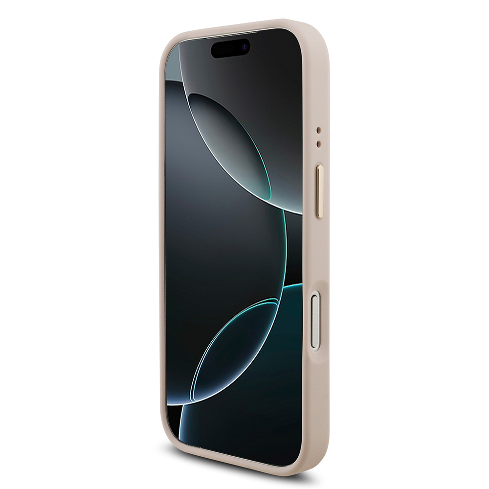 Apple iPhone 17 Pro Kılıf Guess Orjinal Lisanslı 4G Büyük Metal Logolu Kalın Askılı Kapak - 16