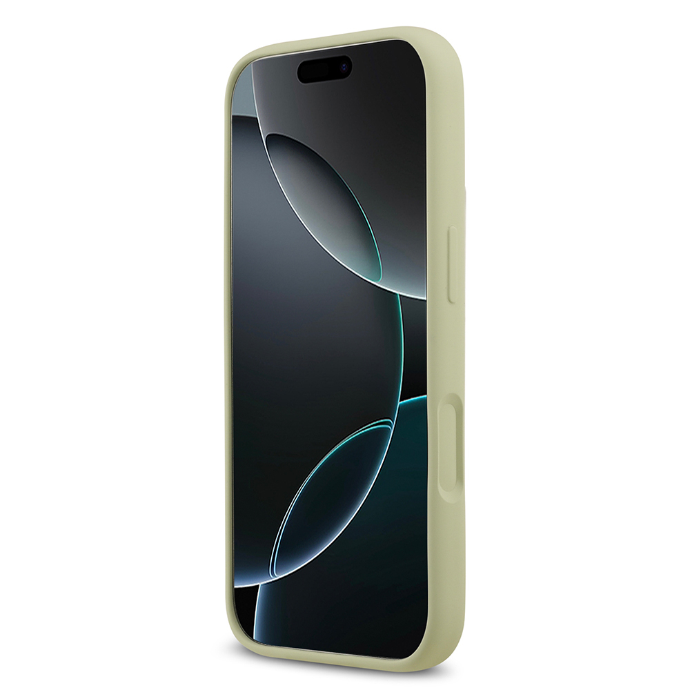 Apple iPhone 17 Pro Kılıf Guess Orjinal Lisanslı Grained Yazı Logolu Kapak - 16