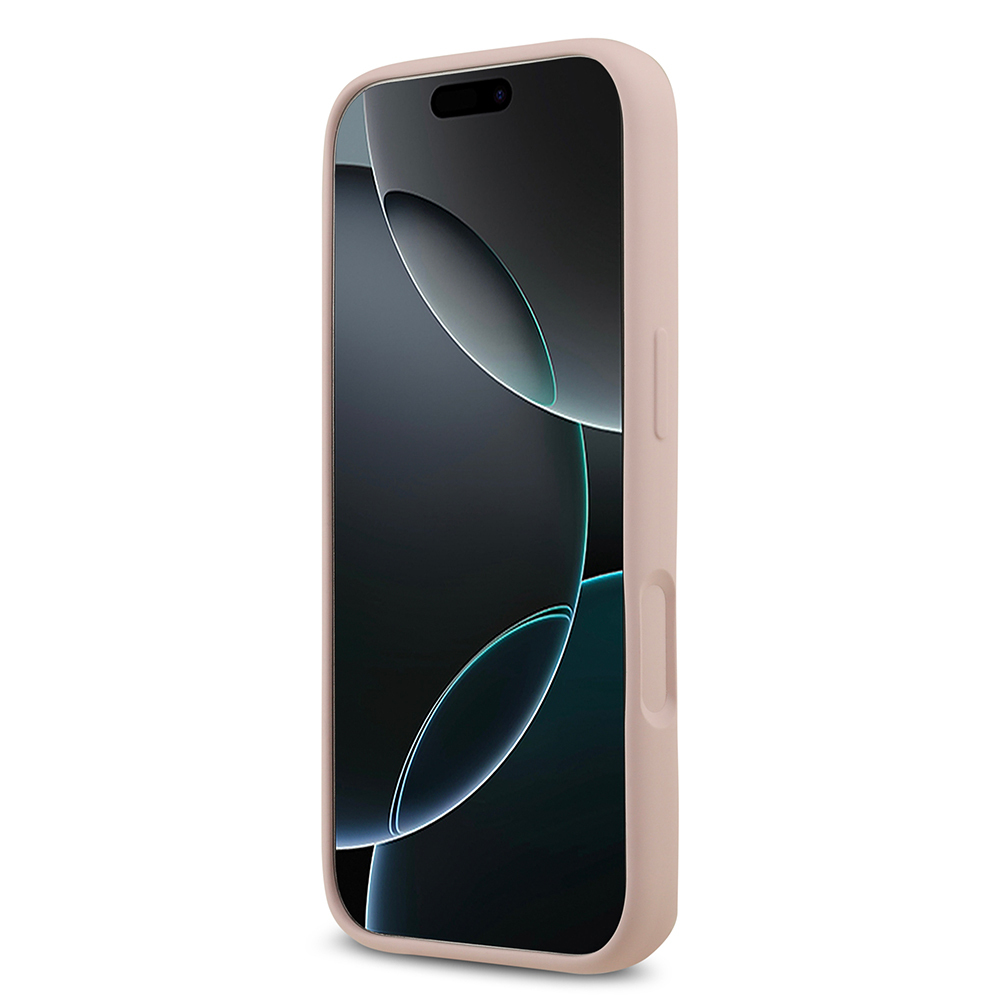 Apple iPhone 17 Pro Kılıf Guess Orjinal Lisanslı Grained Yazı Logolu Kapak - 23