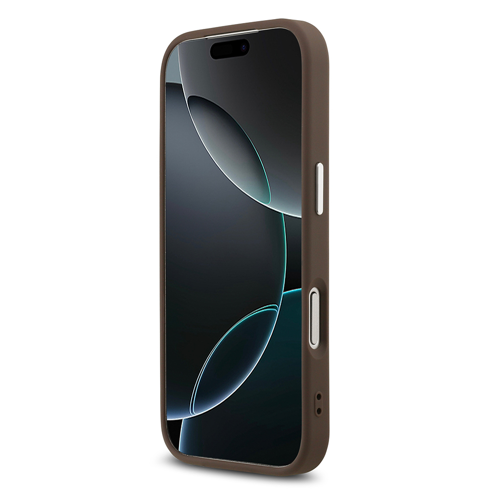 Apple iPhone 17 Pro Kılıf Guess Orjinal Lisanslı M-safe Şarj Özellikli 4G Klasik Yazı Logolu Kapak - 13