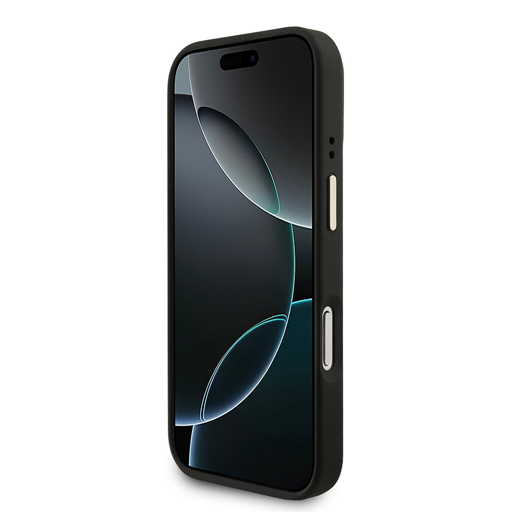 Apple iPhone 17 Pro Kılıf Guess Orjinal Lisanslı M-safe Şarj Özellikli Askılı ve 4G Logo Kartlıklı Kapak - 7