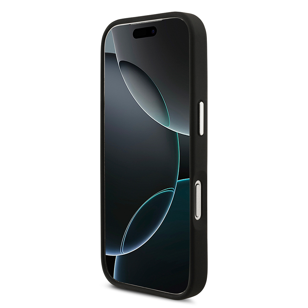 Apple iPhone 17 Pro Kılıf Karl Lagerfeld Orjinal Lisanslı Metal Logolu K&C Heads Pin Kapak - 13