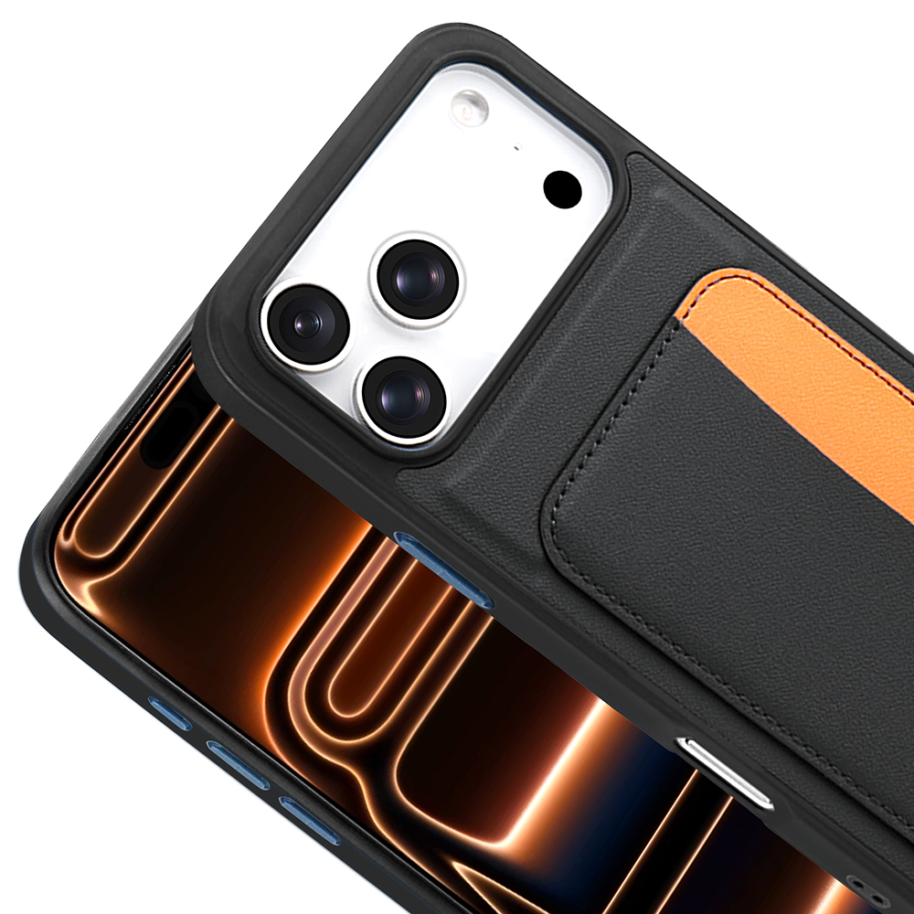 Apple iPhone 17 Pro Kılıf Kartlıklı Zore X-Kart Silikon Kapak - 14