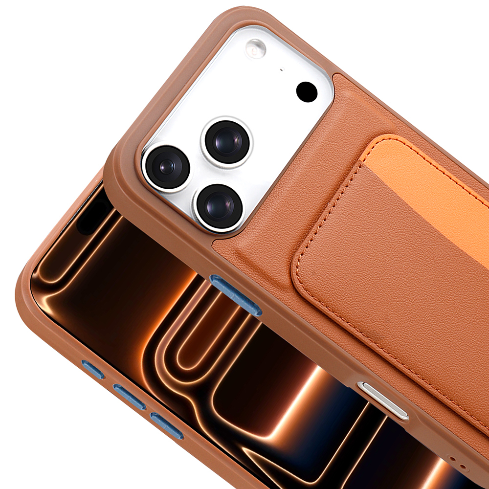 Apple iPhone 17 Pro Kılıf Kartlıklı Zore X-Kart Silikon Kapak - 16