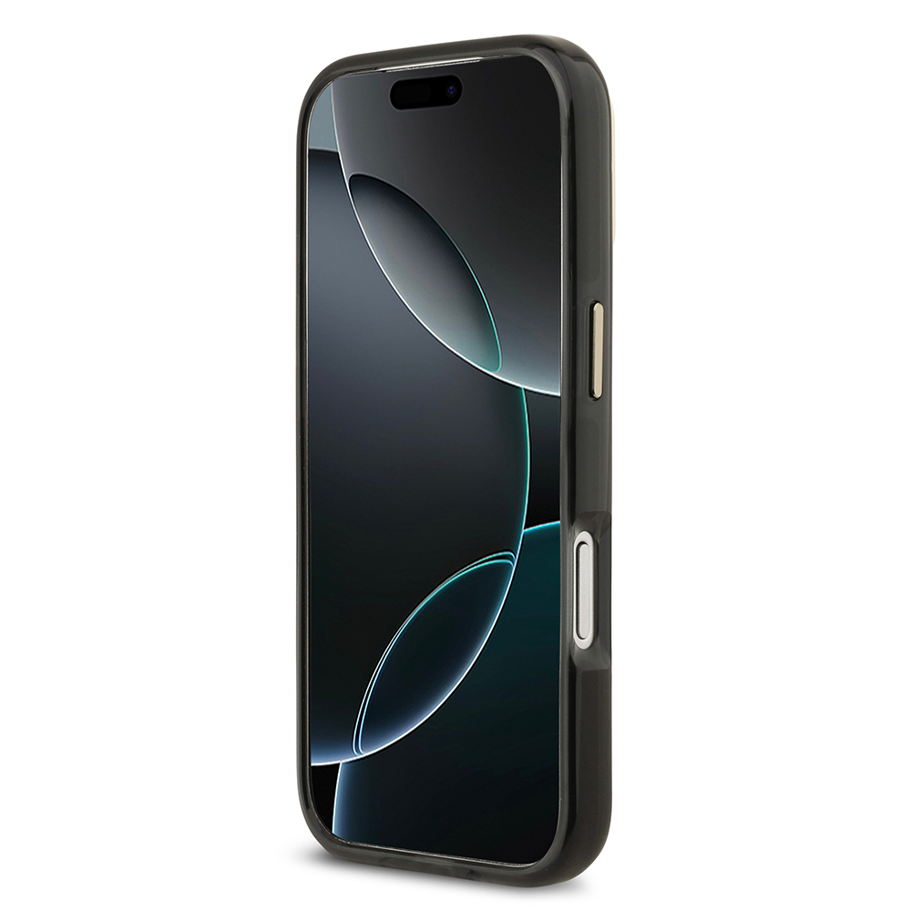 Apple iPhone 17 Pro Kılıf Lacoste Orjinal Lisanslı M-safe Şarj Özellikli Gold Timsah Logolu Buzlu Kapak - 8