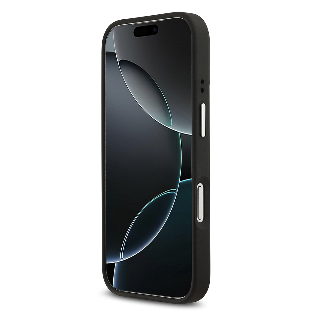 Apple iPhone 17 Pro Kılıf Lacoste Orjinal Lisanslı M-safe Şarj Özellikli PU Pike Desenli Standlı Metal Logolu Kapak - 6