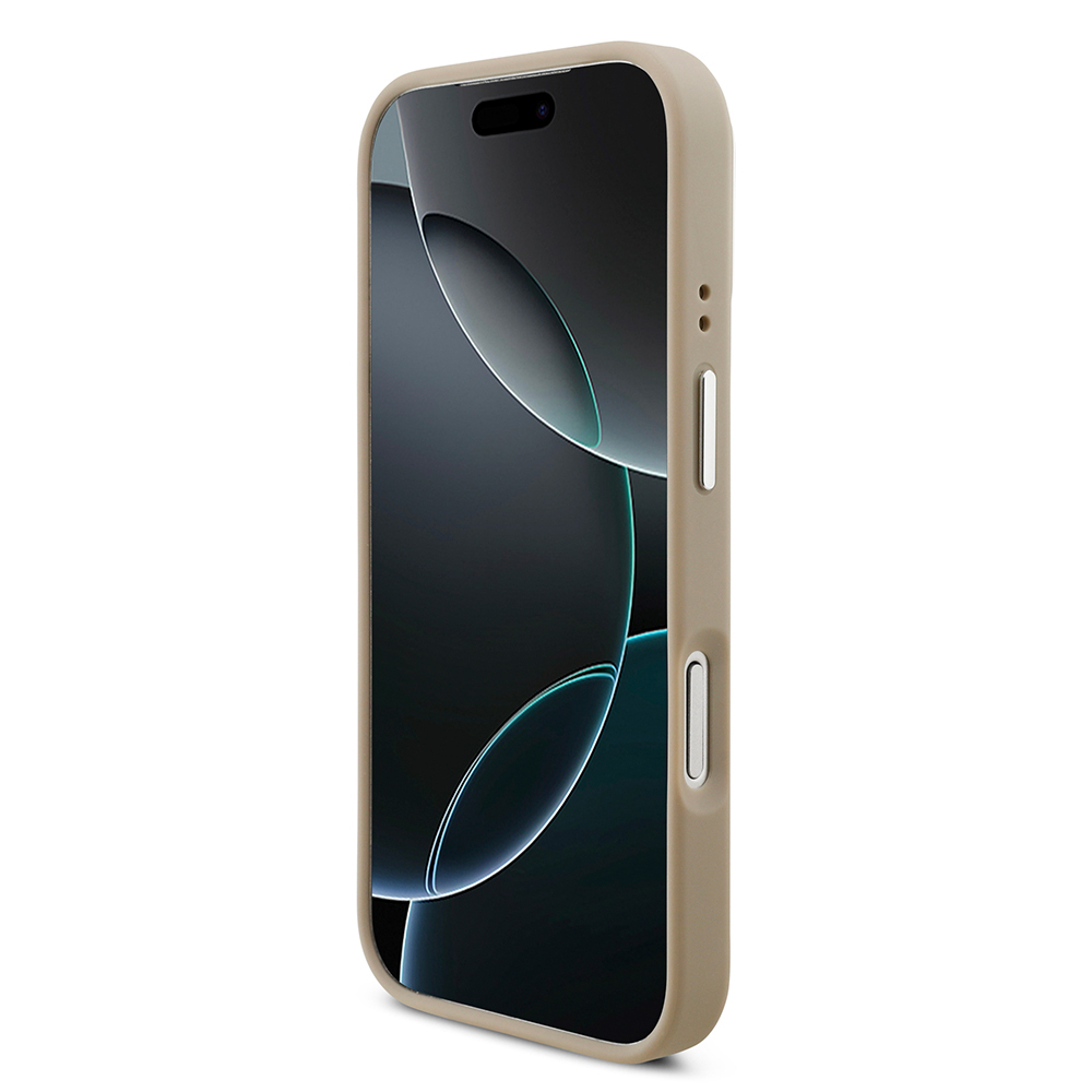 Apple iPhone 17 Pro Kılıf Lacoste Orjinal Lisanslı M-safe Şarj Özellikli PU Pike Desenli Standlı Metal Logolu Kapak - 30