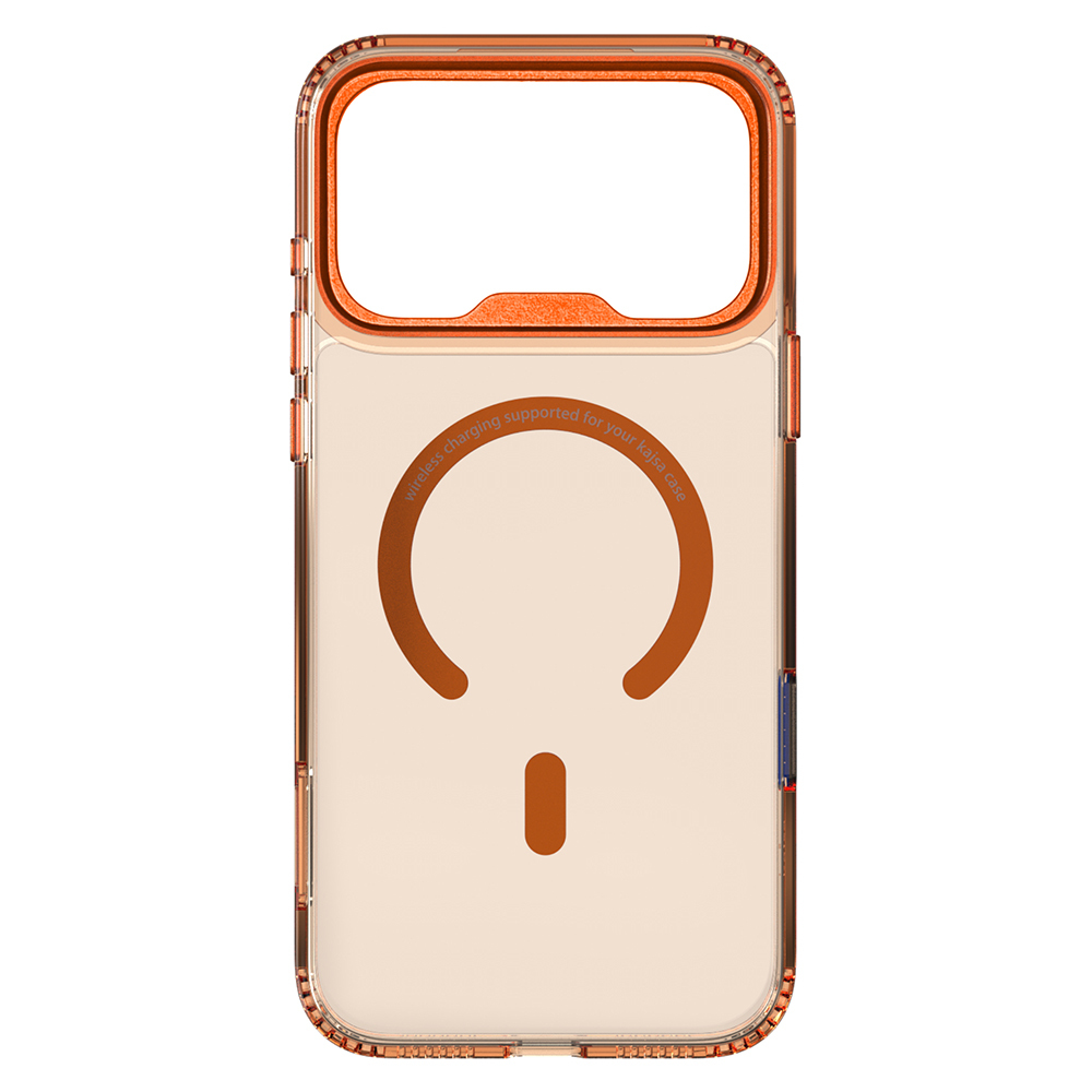 Apple iPhone 17 Pro Kılıf M-safe Şarj Özellikli Airbag Tasarımlı O-Ring Şeffaf Kajsa Trans Shield Serisi Kapak - 6