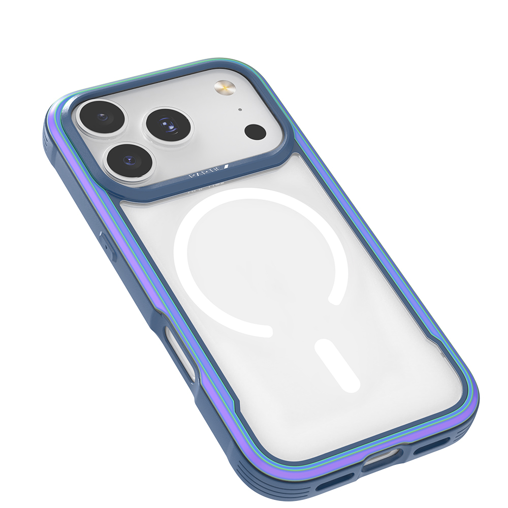 Apple iPhone 17 Pro Kılıf M-safe Şarj Özellikli Airbagli Raptic Shield Serisi Şeffaf Arka Yüzey Kapak - 4